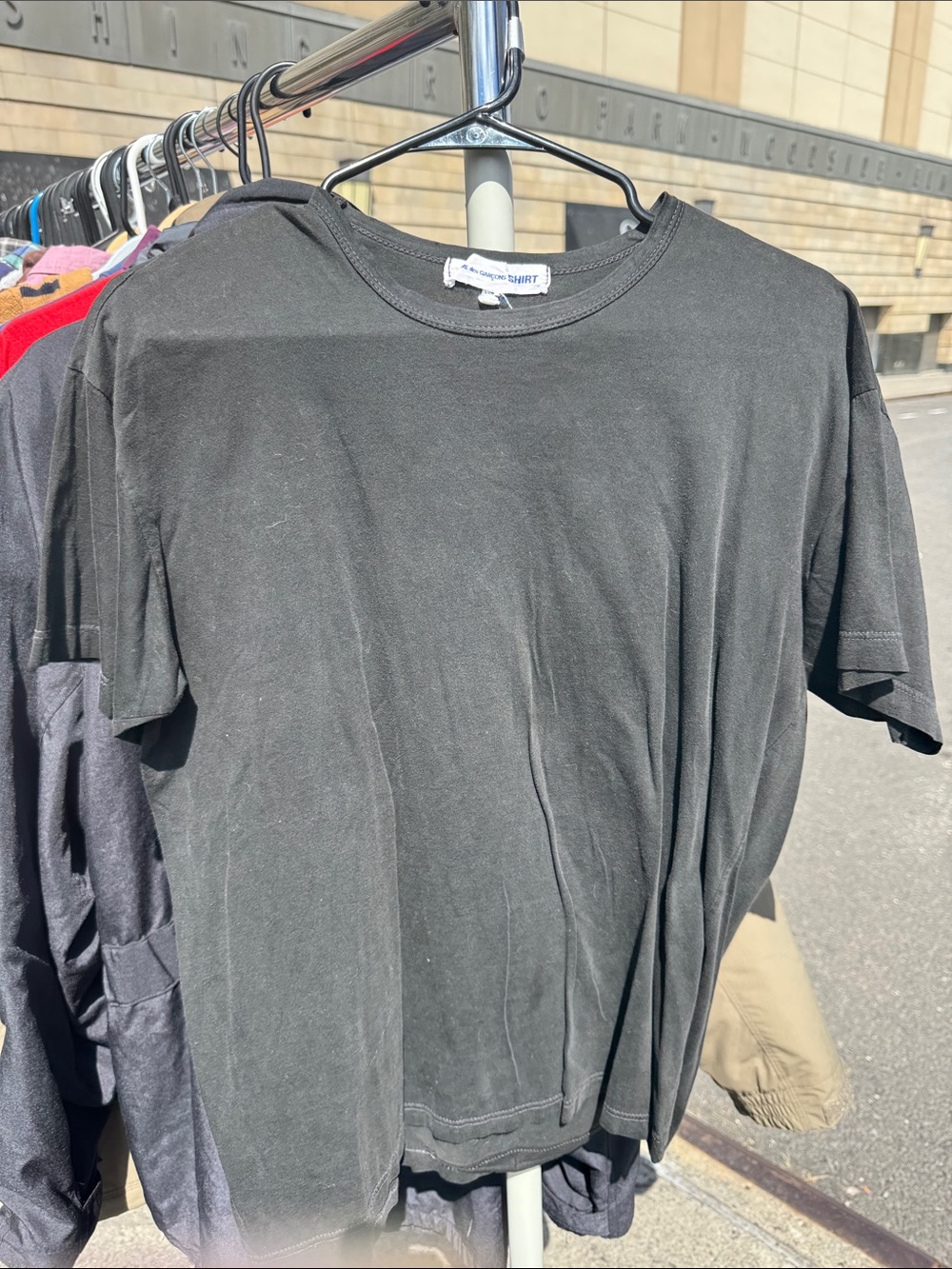 Comme des Garcons Black Short Sleeve Crewneck T-Shirt